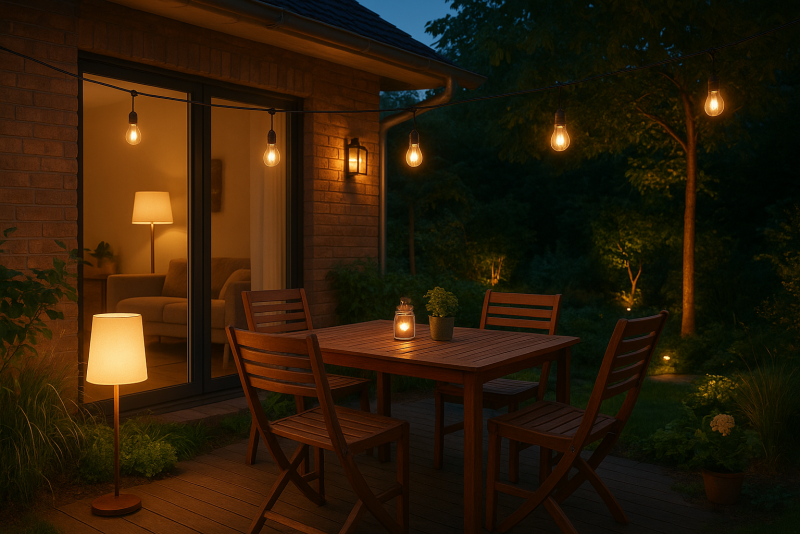 Jak sladit vnitřní a venkovní světla, aby ladila dohromady