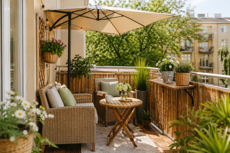 Jak proměnit balkon v příjemné místo pro jarní posezení