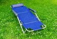Plážové lehátko - modré