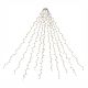 Světelný řetěz ve tvaru kuželu, 280 LED, teple bílá