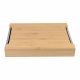 Bambusové prkénko, hliníkové odkapávače, 40 x 30 x 6 cm