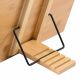 Designový bambusový držák na knihy, 39 x 28 x 4,2 cm