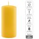 Žlutá parafínová svíčka 15 cm, 65 h hoření, sada 2 ks