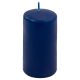 Modrá parafínová svíčka 11,5 cm, 30 h hoření, sada 6 ks