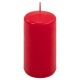 Červená parafínová svíčka 10 cm, 20 h hoření, sada 16 ks