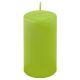 Světle zelená parafínová svíčka 11,5 cm, 30h, sada 12 ks