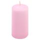 Růžová parafínová svíčka 10 cm, 20 h hoření, sada 16 ks