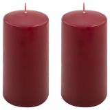 Vínová parafínová svíčka 15 cm, 65 h hoření, sada 2 ks