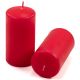 Červená parafínová svíčka 11,5 cm, 30 h hoření, sada 6 ks