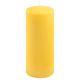 Žlutá parafínová svíčka 25 cm, 180 h hoření, sada 2 ks