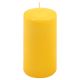 Žlutá parafínová svíčka 15 cm, 65 h hoření, sada 4 ks