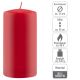 Červená parafínová svíčka 15 cm, 65 h hoření, sada 2 ks
