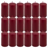 Vínová parafínová svíčka 11,5 cm, 30 h hoření, sada 18 ks