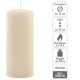 Krémová parafínová svíčka 20 cm, 80 h hoření, sada 2 ks