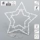 Vánoční LED dekorace, hvězda, stromek, teple bílá, 2x50 LED