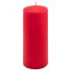 Červená parafínová svíčka 20 cm, 80 h hoření, sada 6 ks