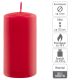 Červená parafínová svíčka 11,5 cm, 30 h hoření, sada 18 ks
