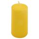 Žlutá parafínová svíčka 10 cm, 20 h hoření, sada 8 ks