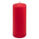 Červená parafínová svíčka 25 cm, 180 h hoření, sada 4 ks