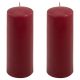 Vínová parafínová svíčka 20 cm, 80 h hoření, sada 2 ks
