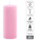 Růžová parafínová svíčka 20 cm, 80 h hoření, sada 4 ks