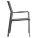 Sada zahradních židlí, antracit, 90 x 56,5 x 59,5 cm, 4 ks