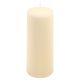 Krémová parafínová svíčka 20 cm, 80 h hoření, sada 4 ks