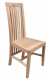 Jídelní židle DIVERO s teakovým  povrchem, 2 ks, přírodní