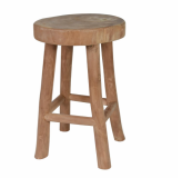 Divero masivní teaková stolička, ošetřenná