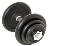 Sada činek MAXXIVA, litinová, 6 kotoučů, 20 kg