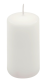 Bílá parafínová svíčka 10 cm, 20 h, 16 ks