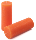Oranžová parafínová svíčka rustikální, 20 cm, 90 h, 4 ks