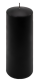 Černá parafínová svíčka, 20 cm, 80 h, 4 ks