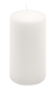 Bílá parafínová svíčka 15 cm, 65 h hoření, 6 ks