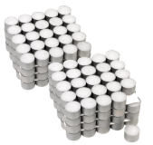 Bílé čajové svíčky, 8 h hoření, 200 ks