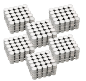 Bílé čajové svíčky, bez parfémů, 8 h hoření, 600 ks