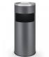 Odpadkový koš s popelníkem, 17 l, antracit