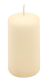Krémová parafínová svíčka 10 cm, 20 h hoření, sada 8 ks