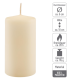 Krémová parafínová svíčka 10 cm, 20 h hoření, sada 16 ks