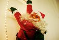 SANTA CLAUS na žebříku