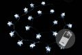 Vánoční osvětlení - hvězdy, studeně bílá