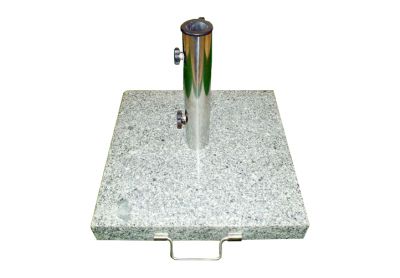 Stojan na slunečník, žula / nerezová ocel, 50 kg