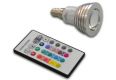 LED žárovka E14  s dálkovým ovládáním Garth