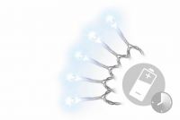 Vánoční LED řetěz 10 m, 100 diod, studeně bílý