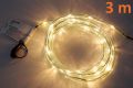 diLED světelný kabel - 40 LED, teple bílý, bez trafa
