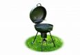 BBQ kulatý gril na dřevěné uhlí
