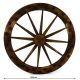 Dřevěné kolo Garth, 90 cm, stylová rustikální dekorace