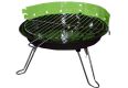 Mini párty BBQ stolní kulatý gril zelený