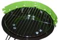Mini párty BBQ stolní kulatý gril zelený