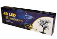 Dekorativní LED strom s květy 45 cm, studená bílá